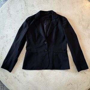 Theory Women’s Black Wool Blend Blazer